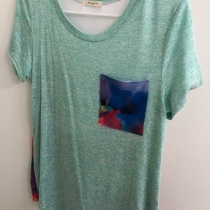 Colorful short sleeved shirt